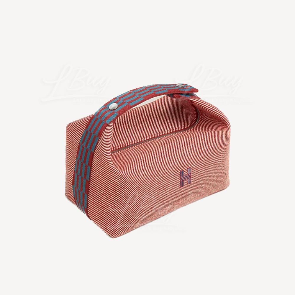 Hermes Bride-a-Brac H Natte Case 饭盒包 瓦红色 大号