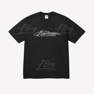 【新品】 Supreme Twill Appliqué S/S Top 黒 L Supreme Twill Appliqué S S Top (FW24) - $78