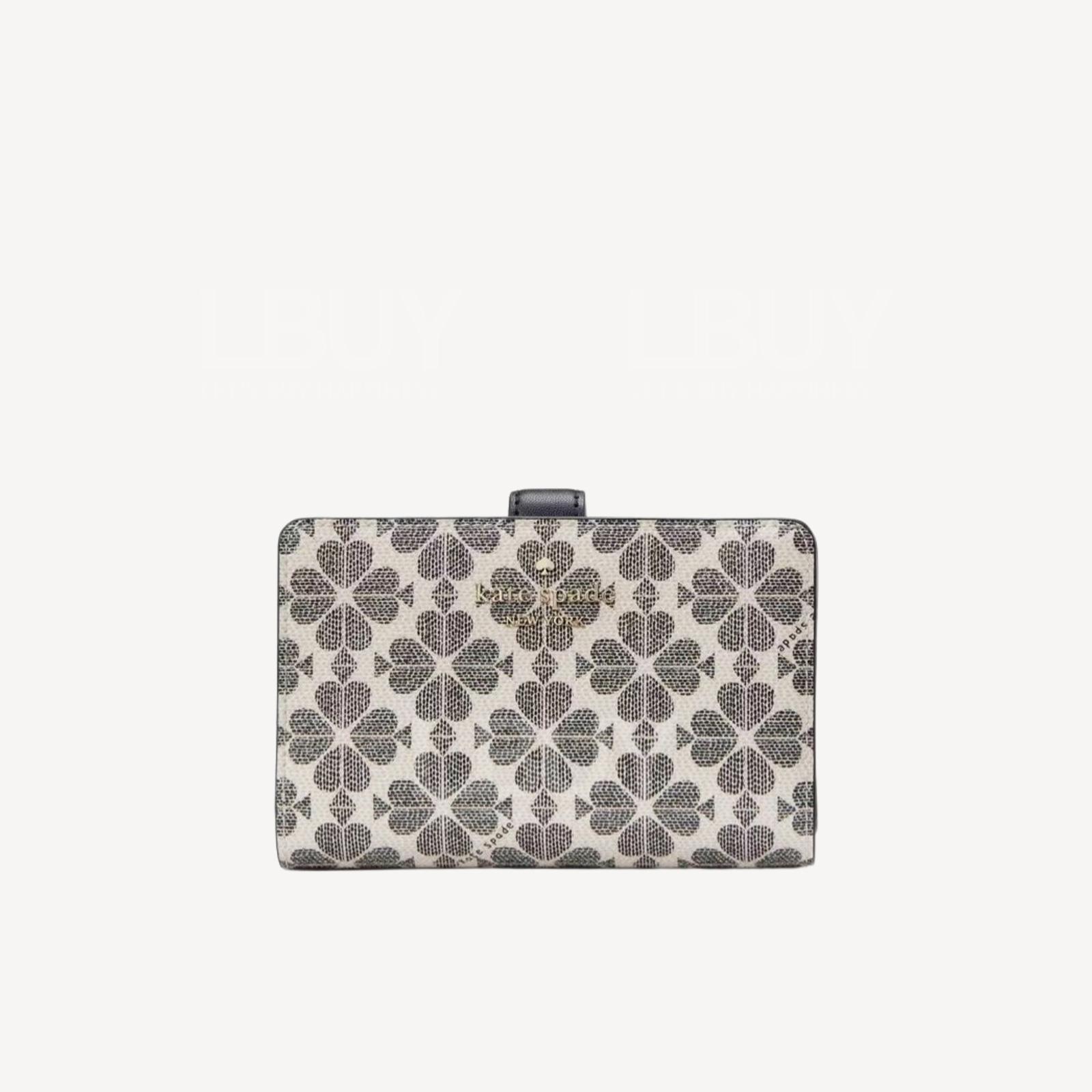 Kate Spade Signature Spade Flower Medium Compact Bifold Wallet