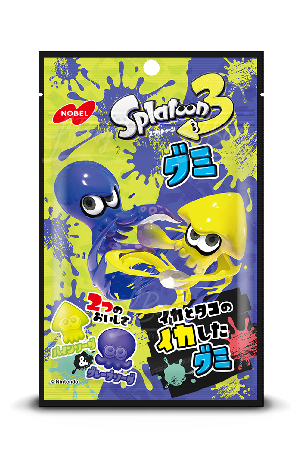 Nobel 斯普拉遁 3 軟糖 (葡萄蘇打汽水味) 50g