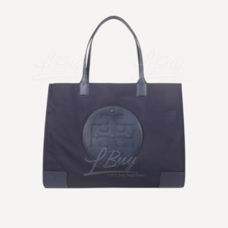 Tory burch ELLA系列大號海軍藍色Logo tote 87116-405