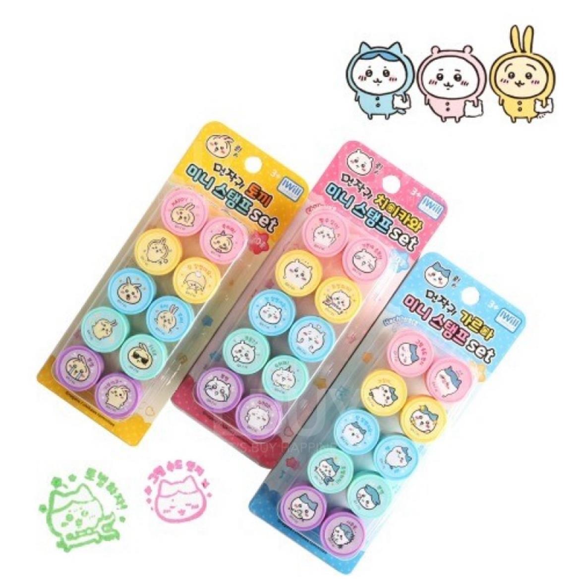 Chiikawa 迷你印章套裝 10個入 3款隨機1款