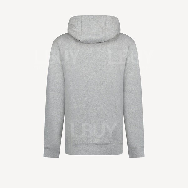 Burberry-Burberry 'Hove' Check Hood Embroidery Logo Hoodie Zip