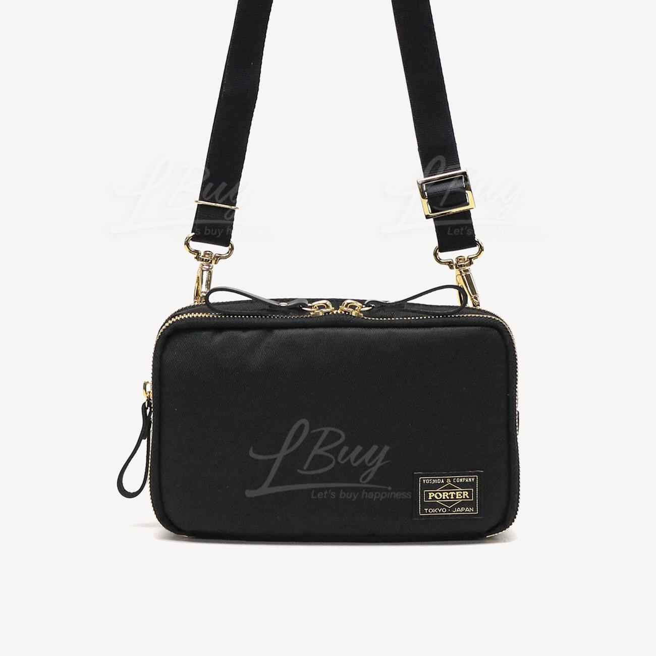 PORTER  SHEA WALLET SHOULDER BAG日本製斜孭袋/銀包(黑色)