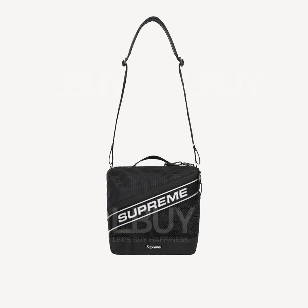 Supreme Logo Shoulder Bag Black