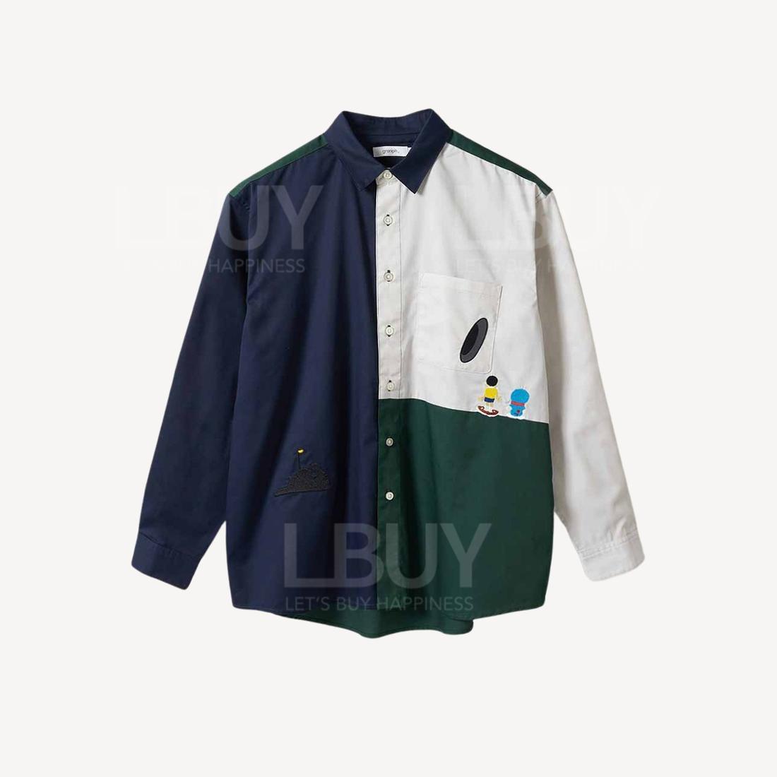 Graniph 多啦A夢寬鬆襯衫