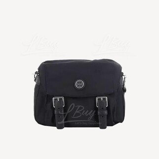 Tory Burch Crossbody bag 尼龙翻盖斜背邮差包 黑色