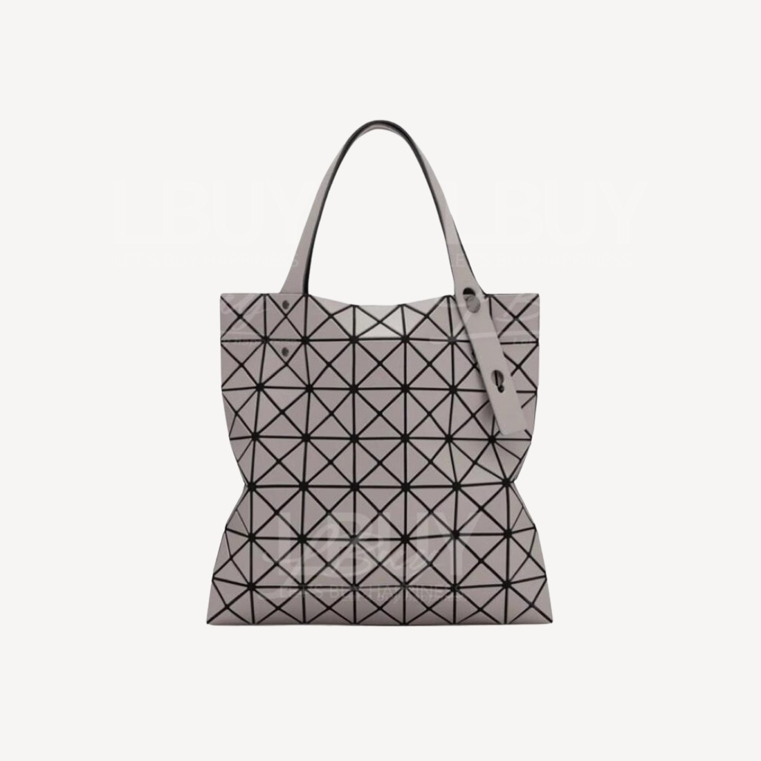 BAO BAO ISSEY MIYAKEPRISM MATTE GREY TOTE BAG