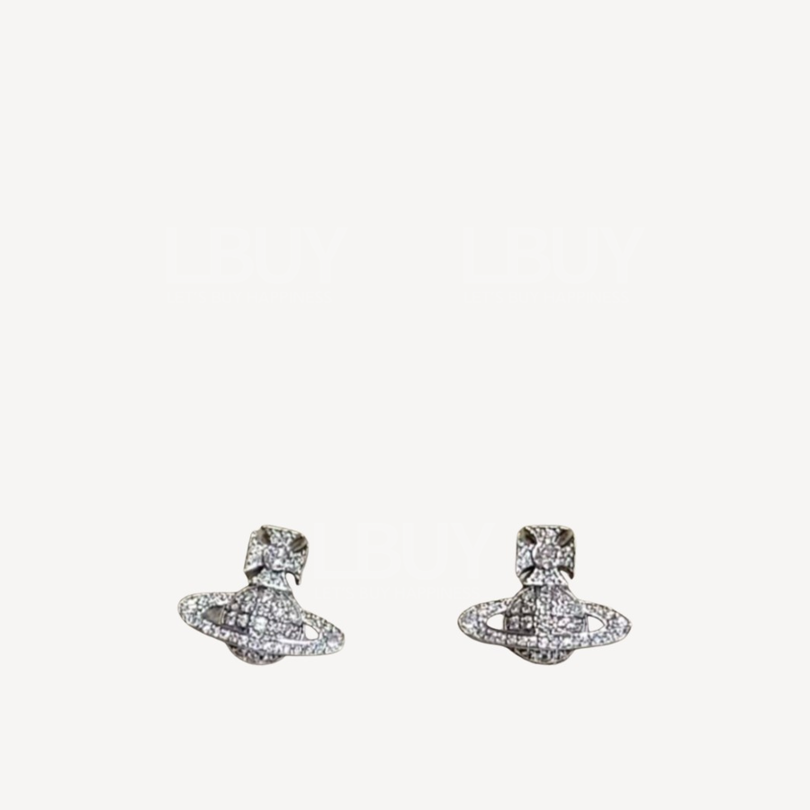 Westwood Saturn Silver Earrings
