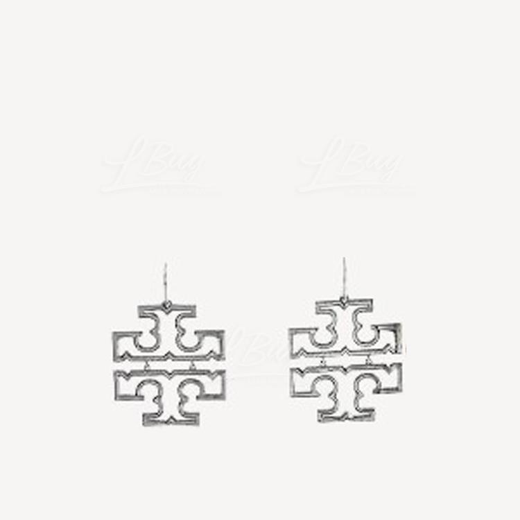 Tory Burch Women's Britten Logo Drop Earrings