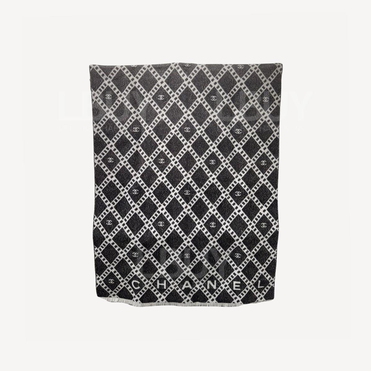Chanel Logo 灰色围巾 AAA497