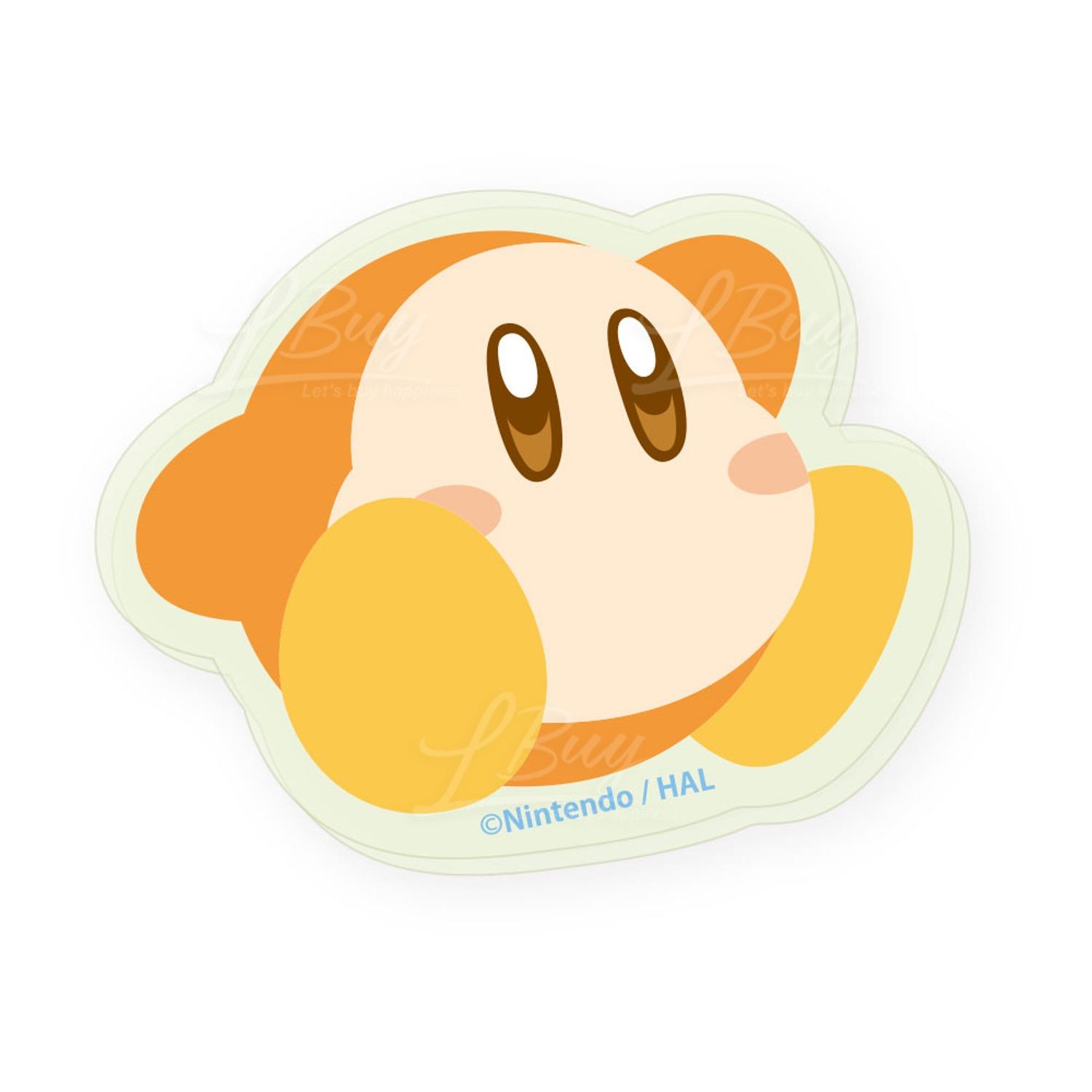 Kirby Phosphorescent Acrylic Sticker Waddle Dee