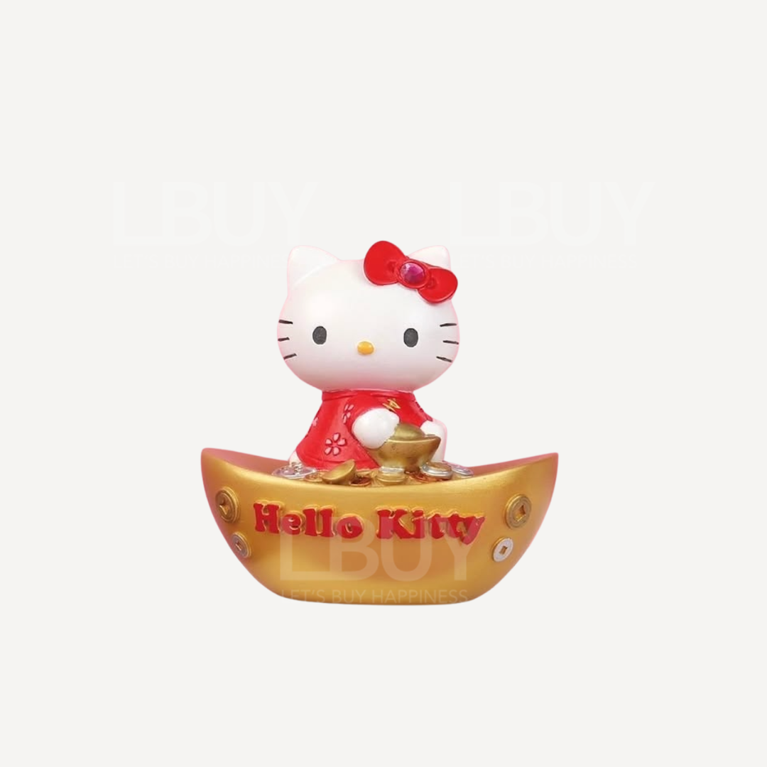 Sanrio New Year Opening Home Furnishing Gift Pudding Basin Red