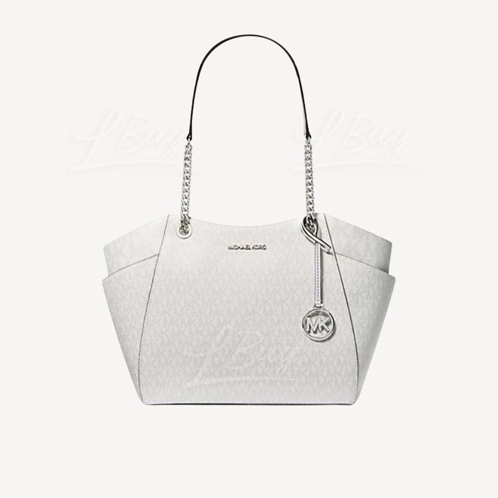 Michael Kors Jet Set Large Signature Logo Shoulder Bag 