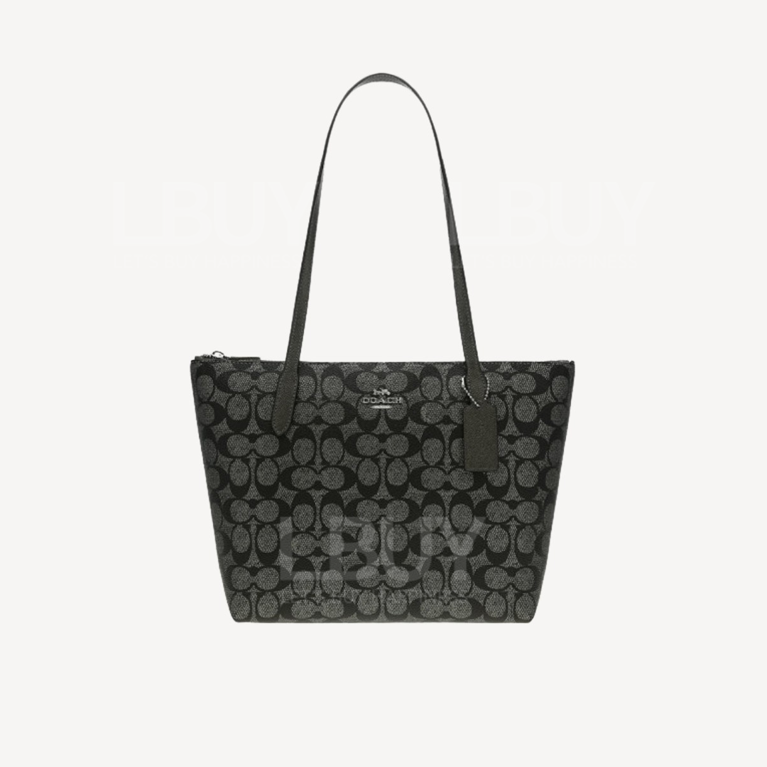 Coach Fiona Zip Tote Bag In Signature Canvas CW396SVNI