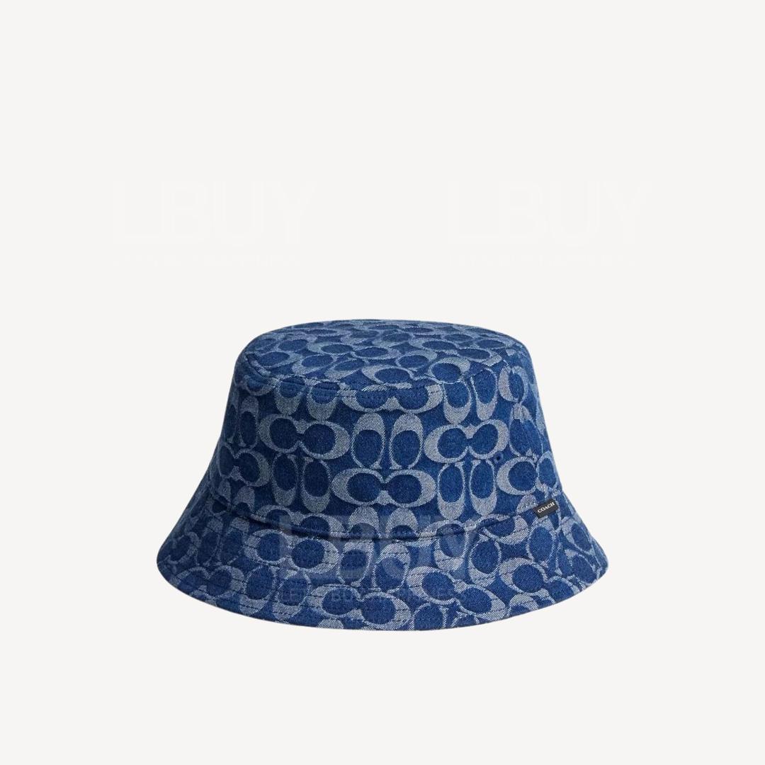 Coach  Signature Denim Bucket Hat