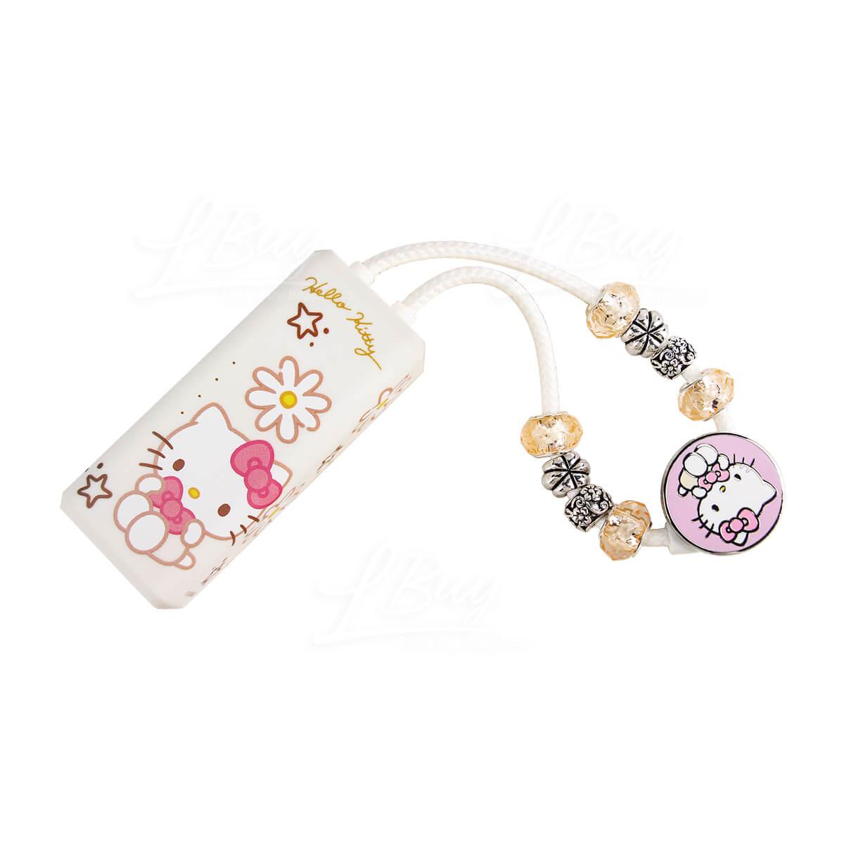 Sanrio 5000mAh 2合1充電器 (兼容 Lightning+USB-C充電) + SD讀卡器 - Hello Kitty