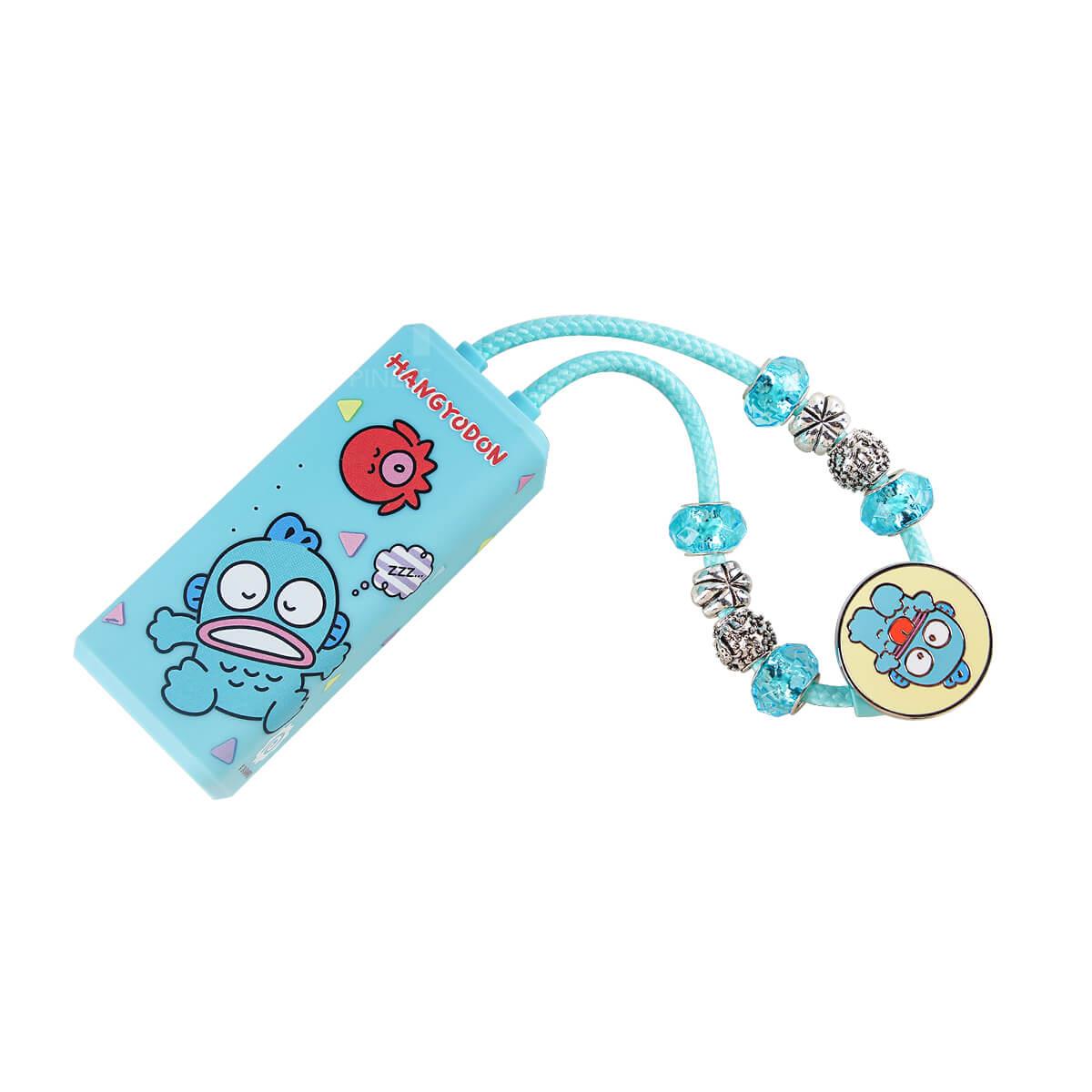 Sanrio 5000mAh 2合1充電器 (兼容 Lightning+USB-C充電) + SD讀卡器 - Hangyodon