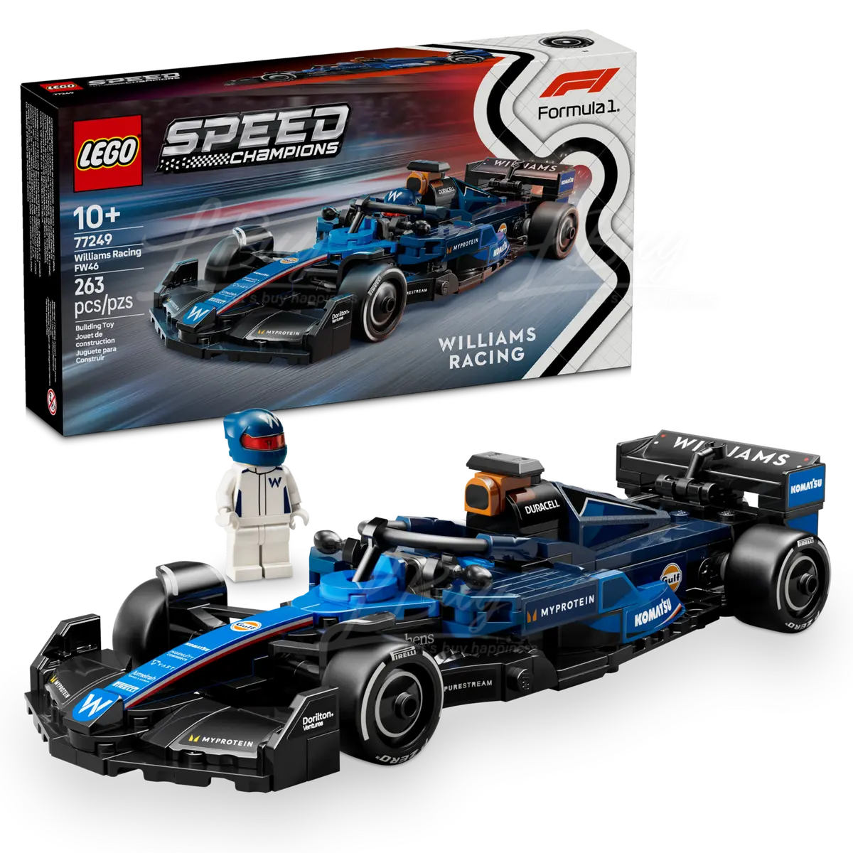 LEGO 77249 Speed Champions Williams Racing FW46 F1® Race Car 10+