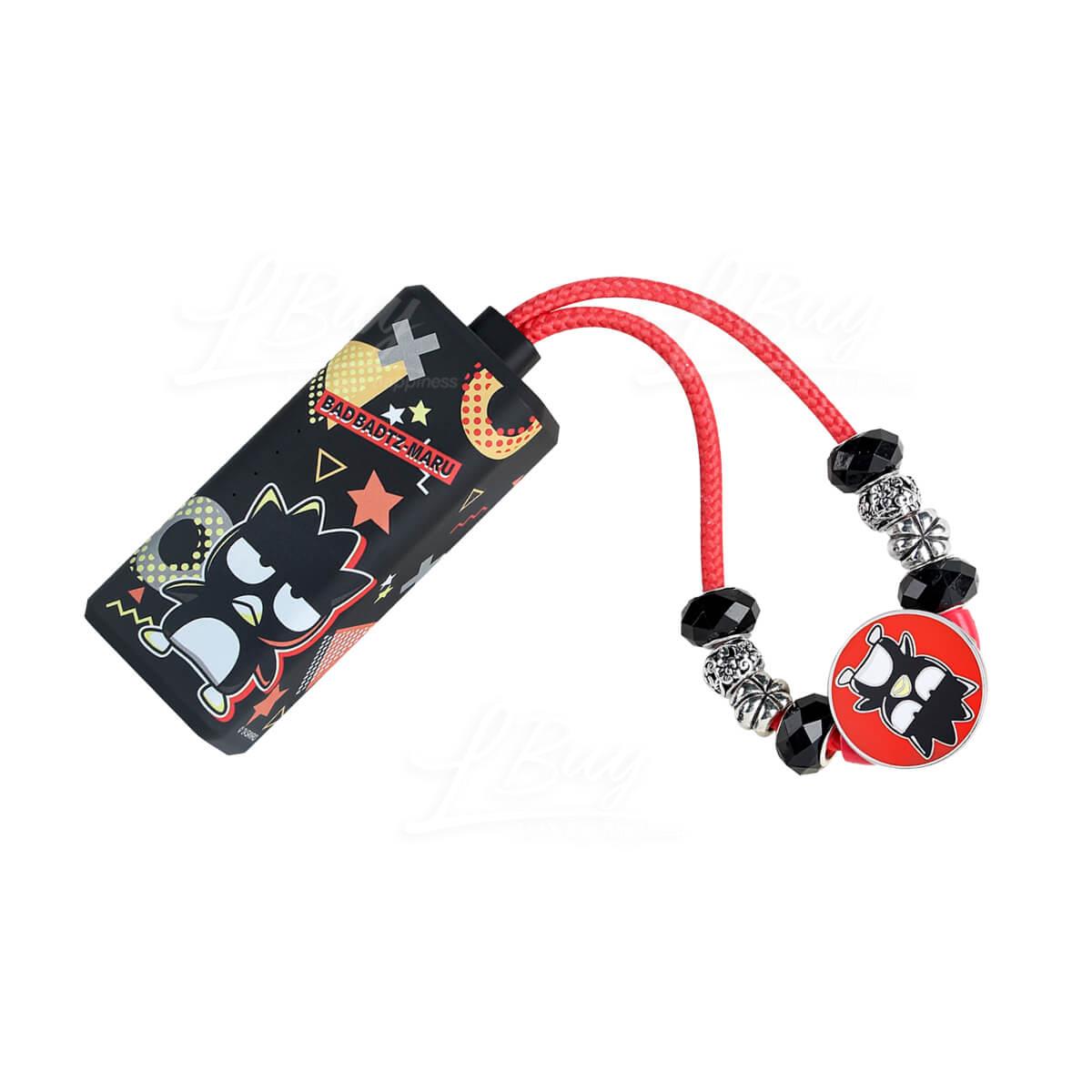 Sanrio 5000mAh 2合1充電器 (兼容 Lightning+USB-C充電) + SD讀卡器 - Bad badtz-maru