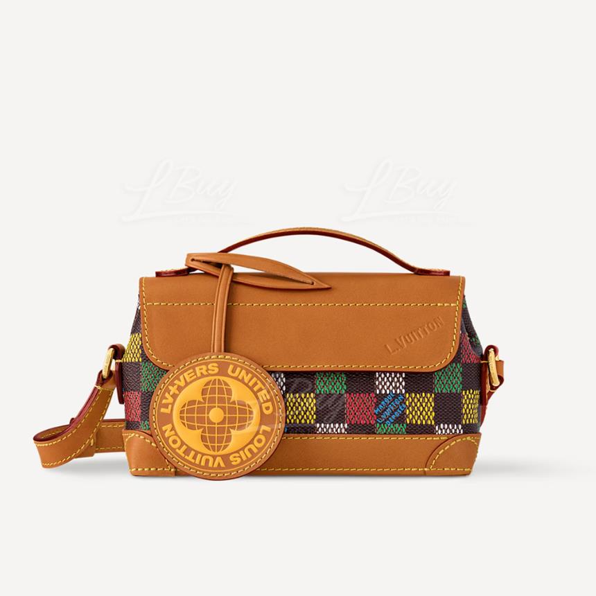 Louis Vuitton Steamer East West  彩色 斜揹袋 N00187
