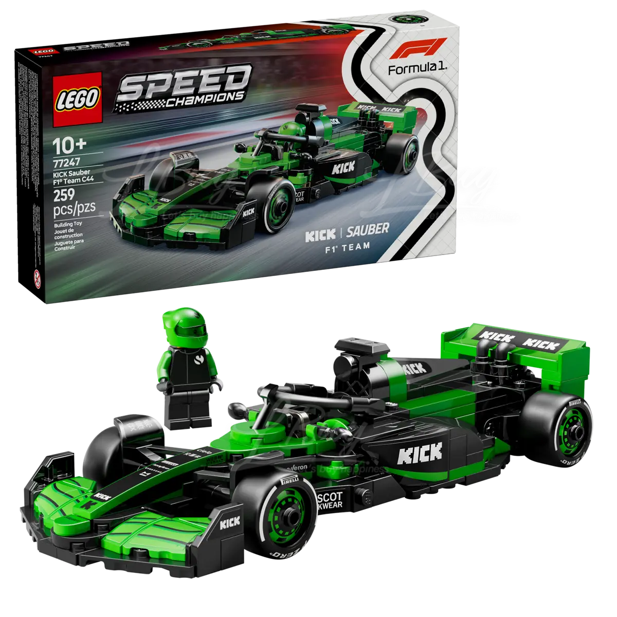 LEGO 77247 Speed Champions KICK Sauber F1® Team C44 Race Car 10+
