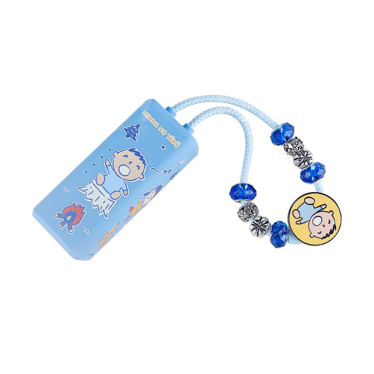 Sanrio 5000mAh 2合1充電器 (兼容 Lightning+USB-C充電) + SD讀卡器 - Minna No Tabo