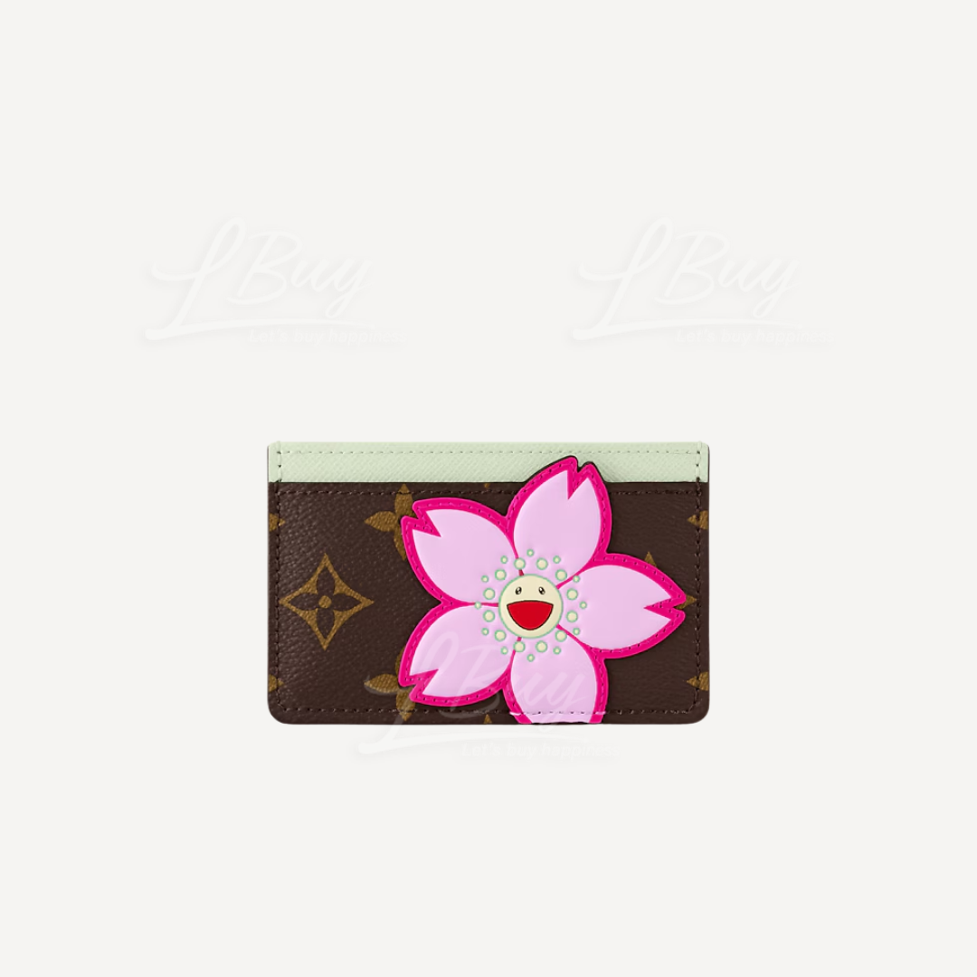 LV x TM 村上隆櫻花 卡片套 M13429