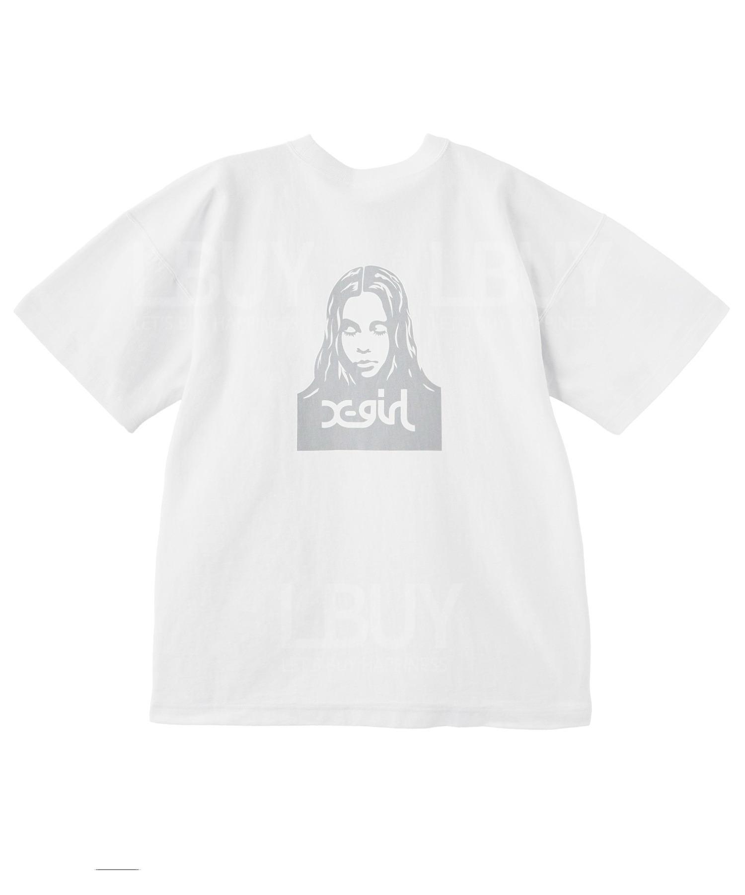 X-Girl x Champion RW R Face S/S Tee White