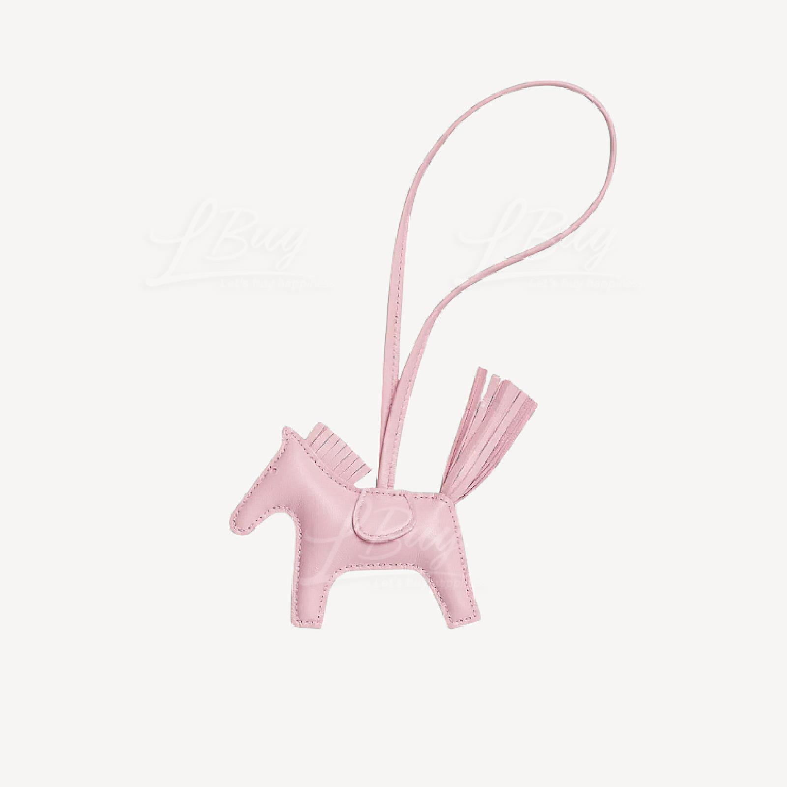 Hermes Rodeo PM Charm 包袋吊饰 玫瑰粉红色