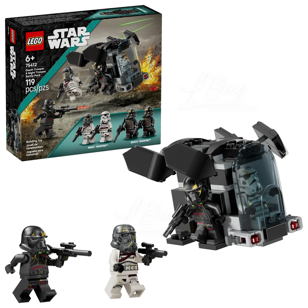 LEGO 75412 Star Wars™ 星球大战 死亡特种兵与 Night Trooper 战斗组 6+