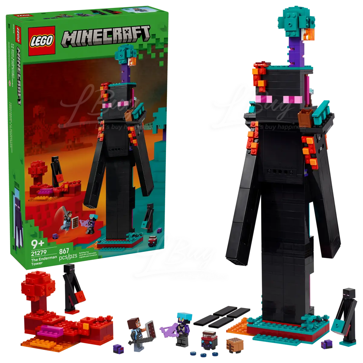 LEGO 21279 Minecraft The Enderman Tower 9+