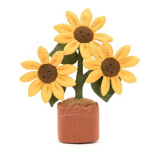 Jellycat sunflower potted plant