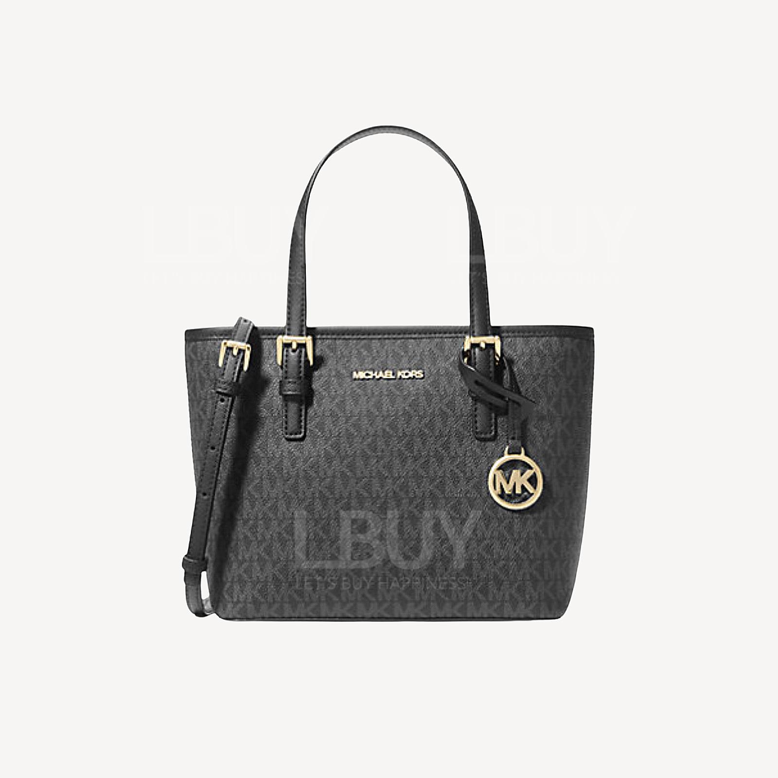 Michael Kors Jet Set Travel Extra-Small Logo Top-Zip Tote Bag