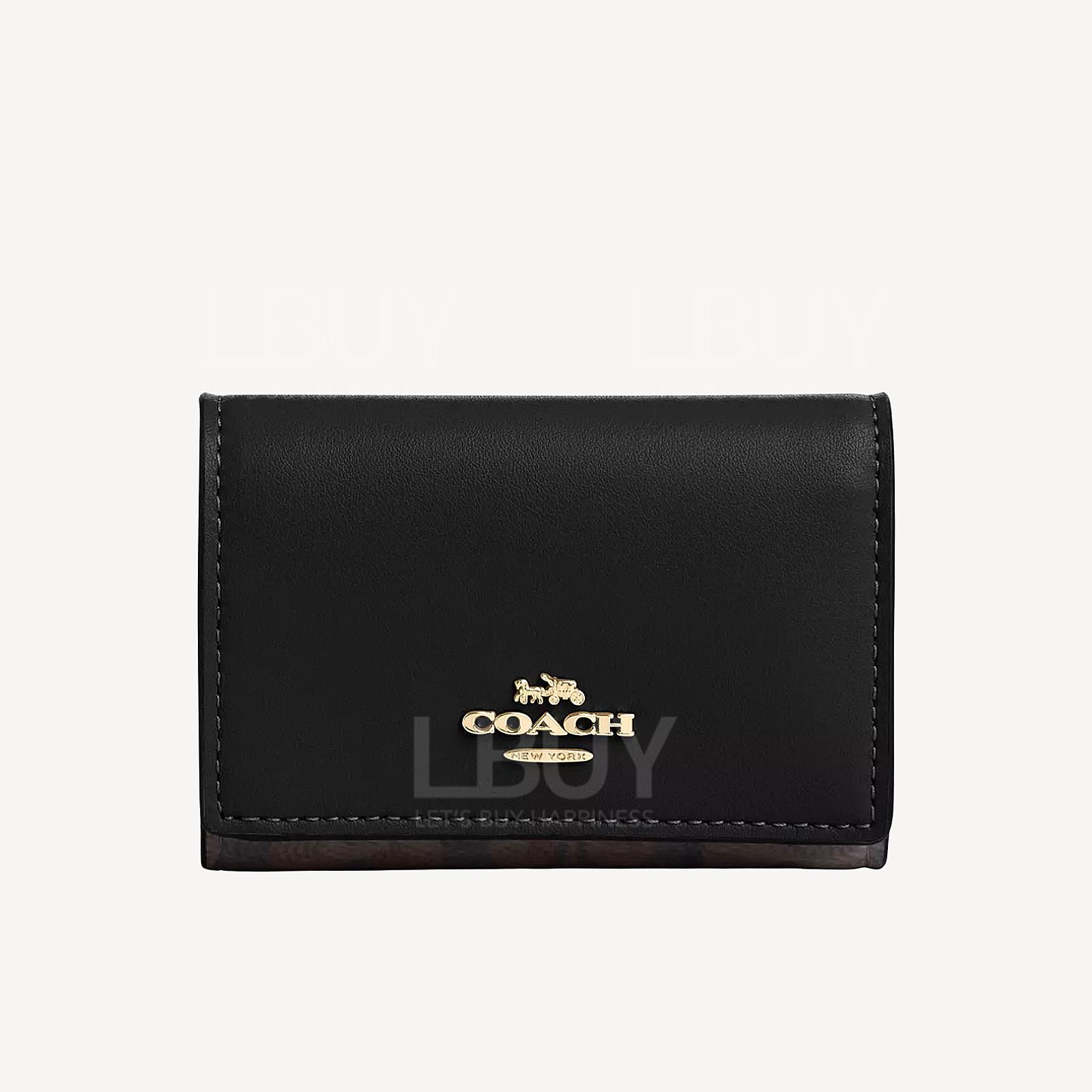 Coach microwallet in signature