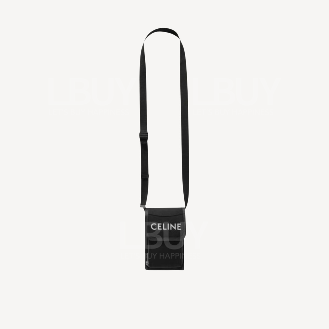 Celine Black Straight Crossbody Bag