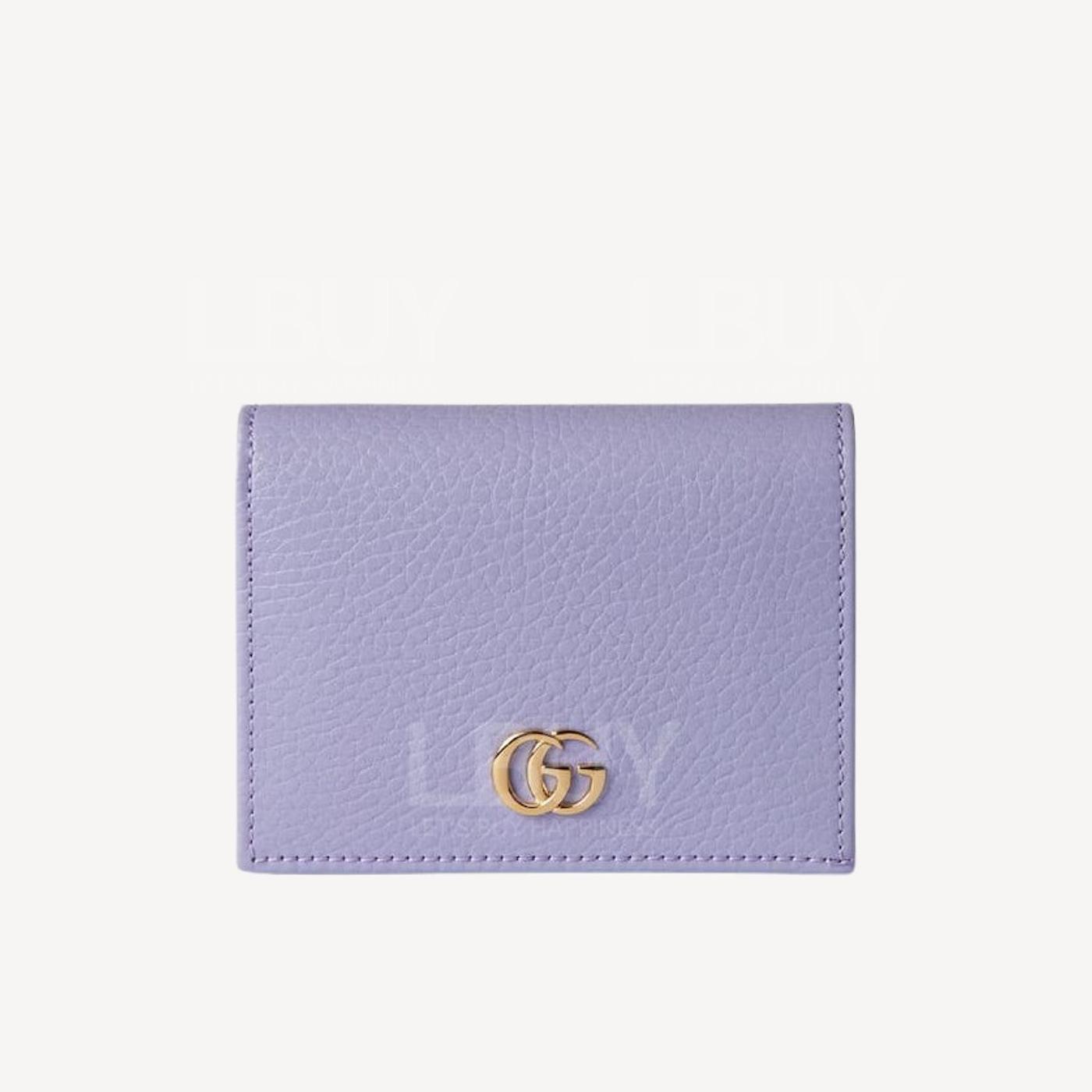 Gucci Limited Iris Purple Patchwork Small Chicken Yellow Short Wallet