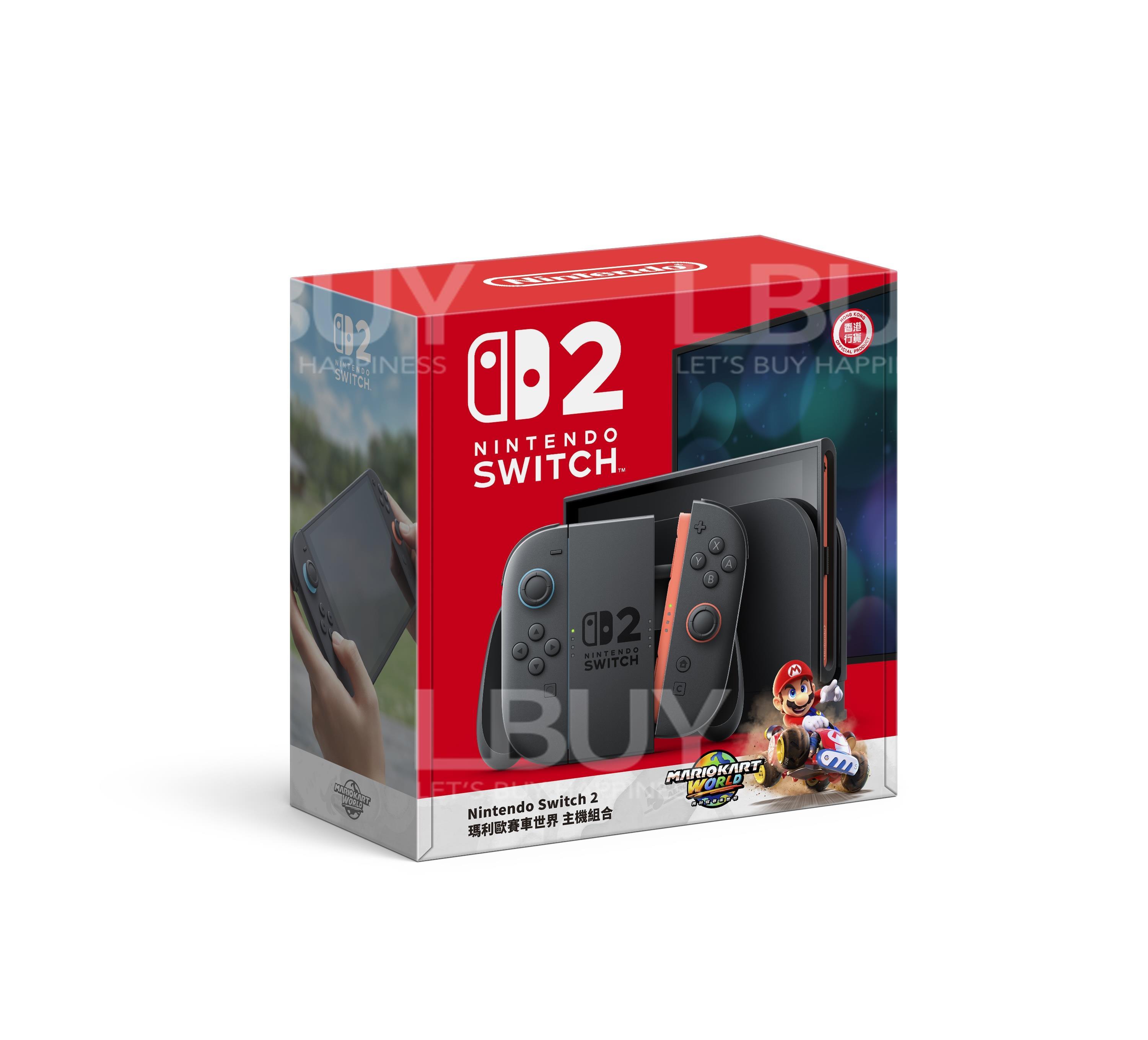 (第四批預計8月上旬到貨) Nintendo Switch 2 主機 瑪利歐賽車世界組合