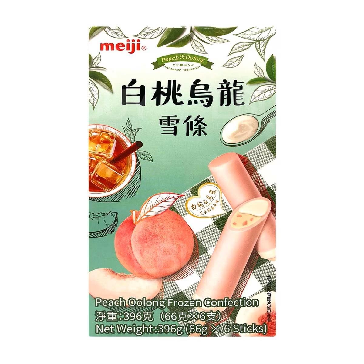 明治白桃烏龍雪條 396g x 6支