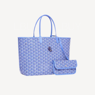 Goyard Saint Louis Bag PM 特别版单肩手袋手挽袋 紫蓝色
