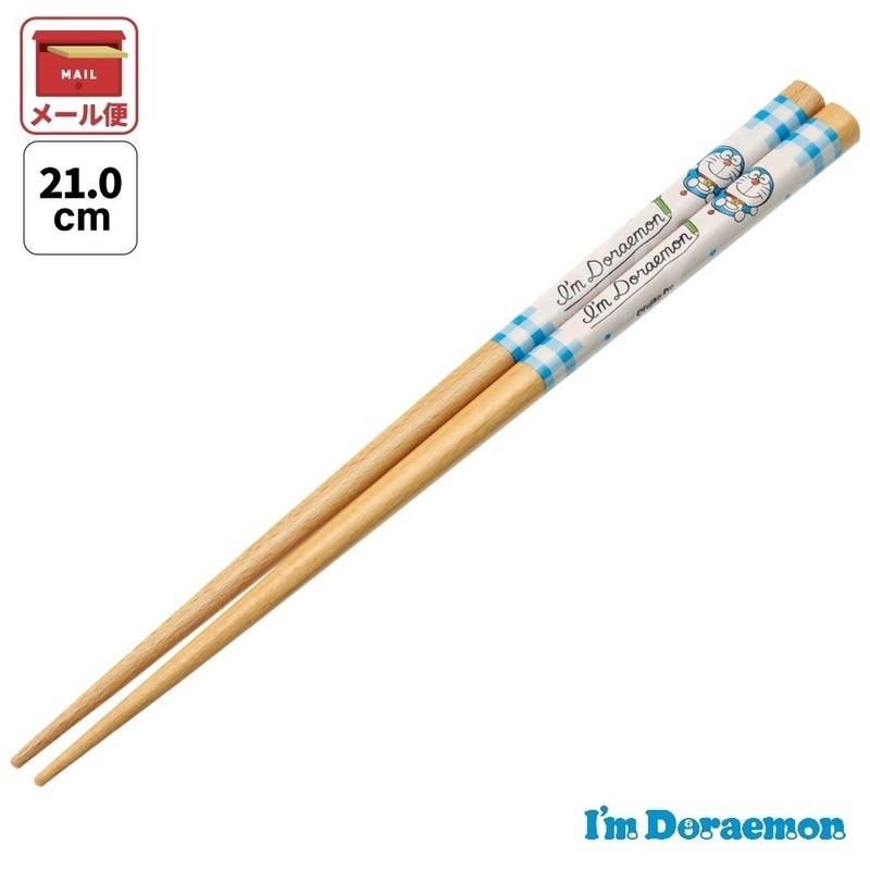 多啦a夢 四角筷頭圓筷 21cm 線條設計