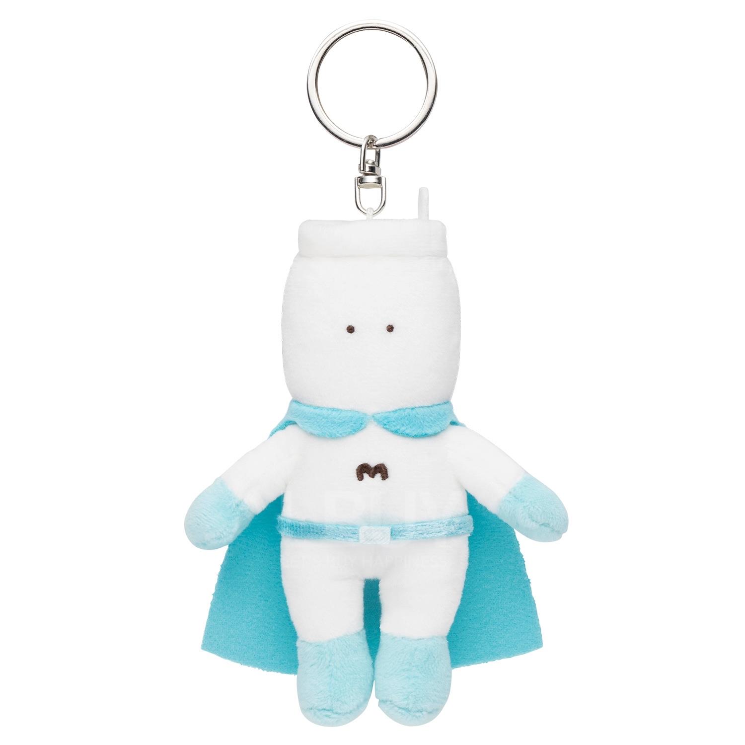 Chiikawa Park Doll Key Chain Yogurt Superman