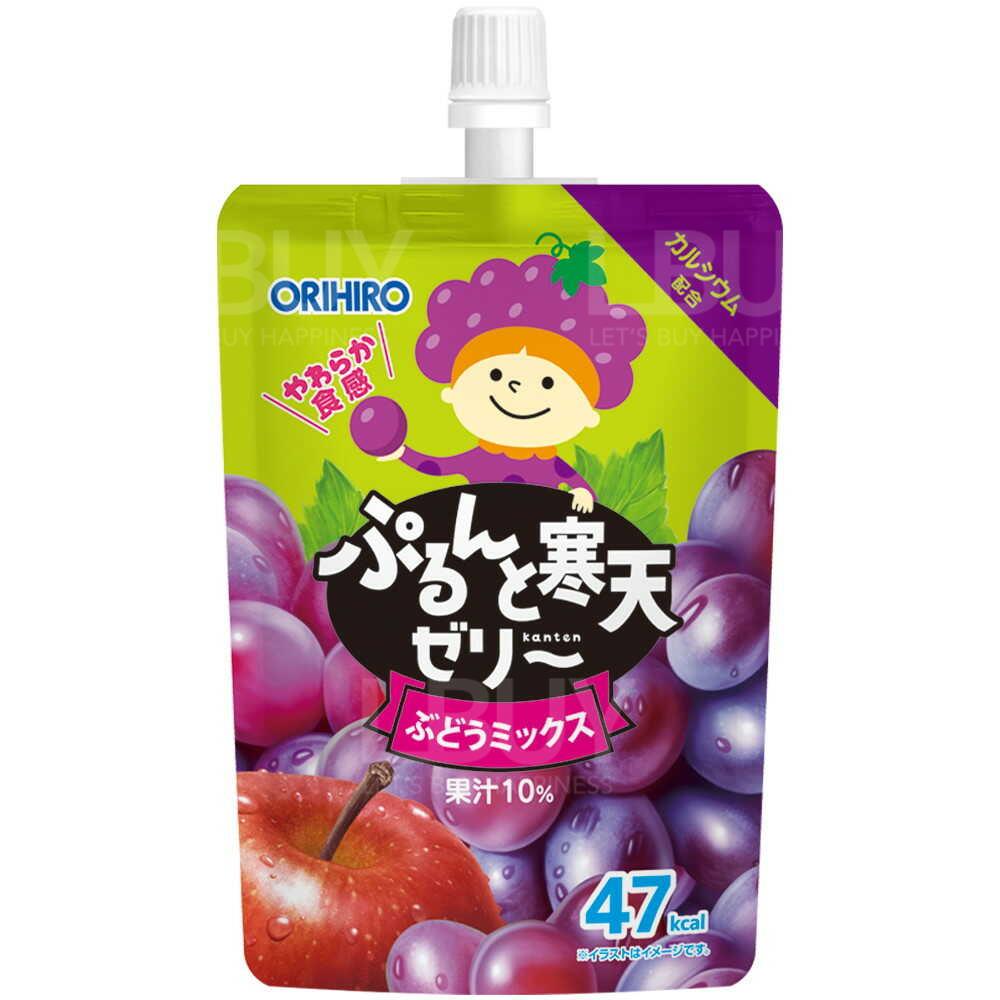 ORIHIRO 寒天果凍- 提子及果汁味130g