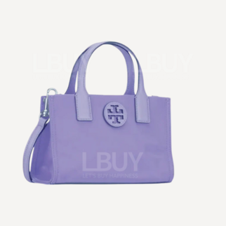 Tory Burch Ella Nylon Mini Tote Crossbody Bag Mirage