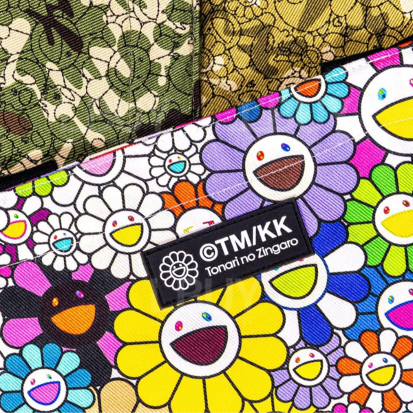 村上隆-Tonari no Zingaro 村上隆Multi-Color Flowers Tote Bag