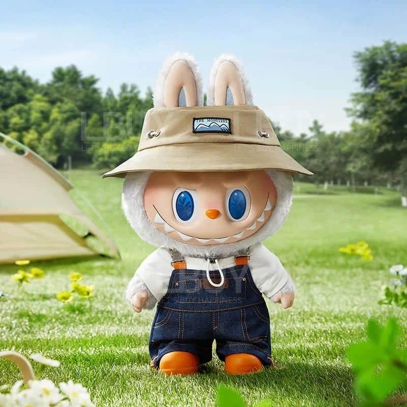 Pop Mart Bubble Mat THE MONSTERS LABUBU Spring Field Home Collection Enamel Doll 40CM Spring