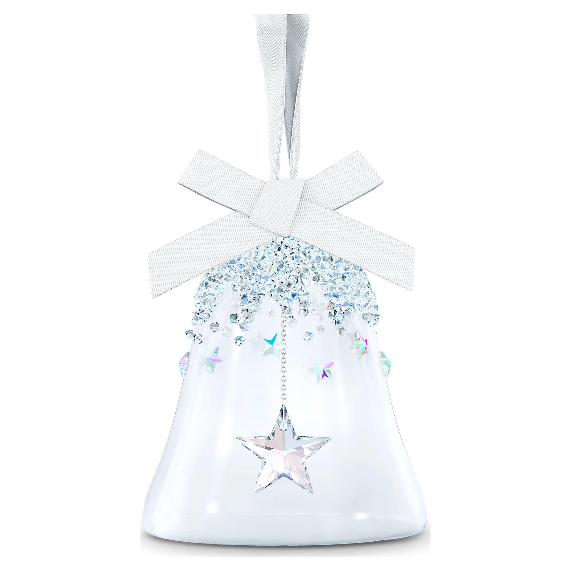 SWAROVSKI Christmas Bell Ornament with Star (Small)