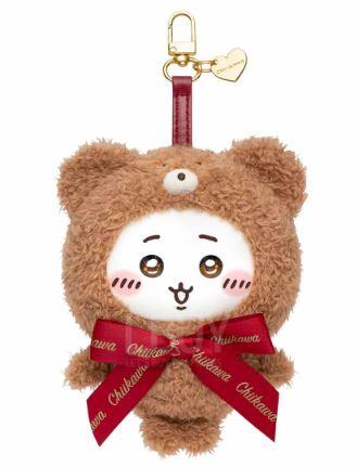 CHIIKAWA Winter Limited Teddy Bear Kiramekko Teddy Bear Collection Small Cute Pendant 14CM, Gift Box