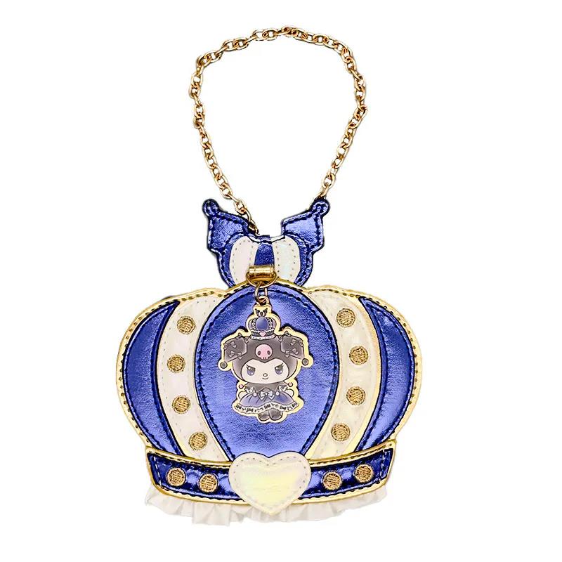 SANRIO-KUROMI皇冠系列 新款女僕造型 立體皇冠大頭卡片套掛飾