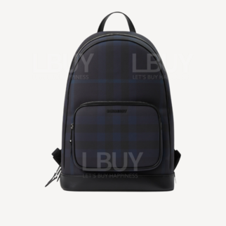 Burberry Rocco 格纹背囊 黑色蓝色 80732691